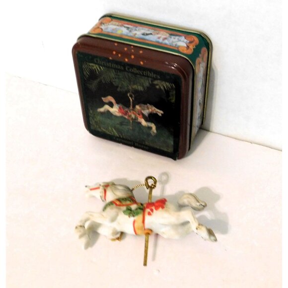 Willitts Designs Galloping Carousel Horse Christmas Ornament 4 x 3 Head Up 5304 - Picture 2 of 10